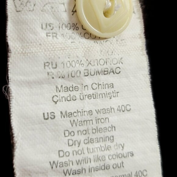 J.A.C.H.S. Men's Shirt Plaid Cowboy Western Button up XXL Red White Blue Y2K - Picture 7 of 8